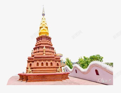 簡約設(shè)計(jì)，漂浮圣城 西雙版納風(fēng)情元素PNG素材集